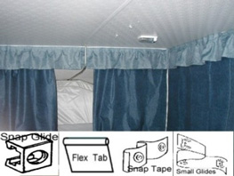 Pop up Camper Curtains